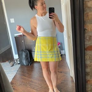 Burberry plaid skirt